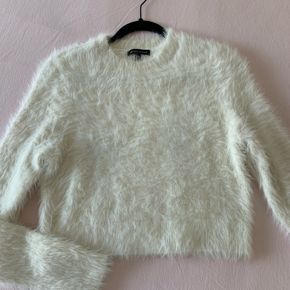 Kendall & Kylie White Sweater